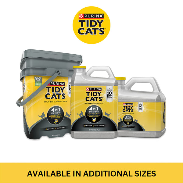 Tidy Cats 4-In-1 Strength Clumping Cat Litter, additional view 1
