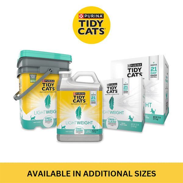 Tidy Cats Lightweight Free & Clean Unscented Clumping Litter, additional view 1