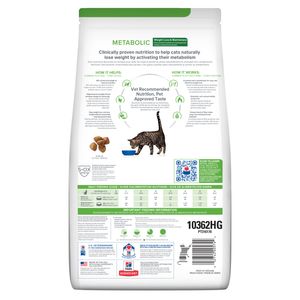 Hills Prescription Diet Metabolic Chicken Dry Cat Food