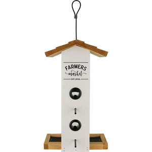 Vertical Farmhouse Wild Bird Feeder