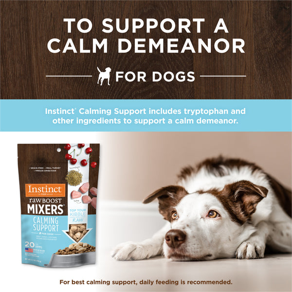 Instinct Raw Boost Mixers Calming Support Freeze Dried Dog Food