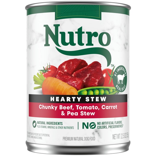 Nutro Hearty Stew Wet Dog Food 12.5 oz, Case of 12
