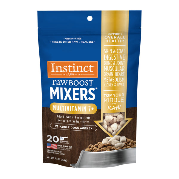 Instinct Raw Boost Mixers Multivitamin Adult 7+ Freeze Dried Dog Food