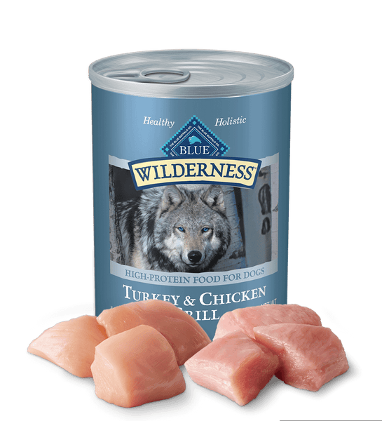 Blue Buffalo Wilderness Grain Free Turkey & Chicken Wet Dog Food