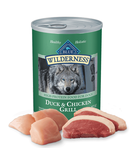 Blue Buffalo Wilderness Grain Free Duck & Chicken Wet Dog Food