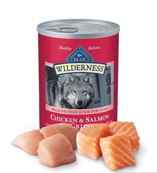 Blue Buffalo Wilderness Grain Free Salmon & Chicken Wet Dog Food