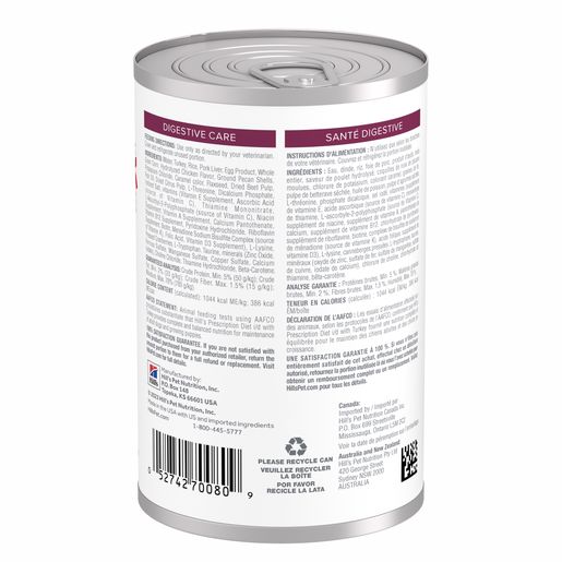 Hill's Prescription Diet i/d Digestive Care with Turkey Wet Dog Food