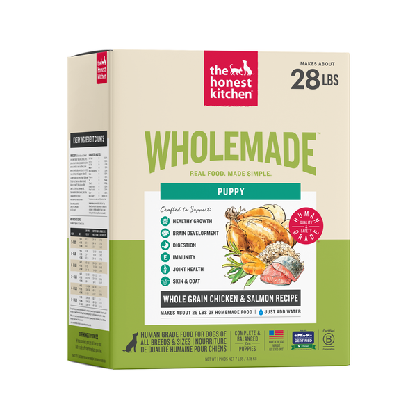 The Honest Kitchen Wholemade Whole Grain Dehydrated Puppy Food 2 lb, additional view 3