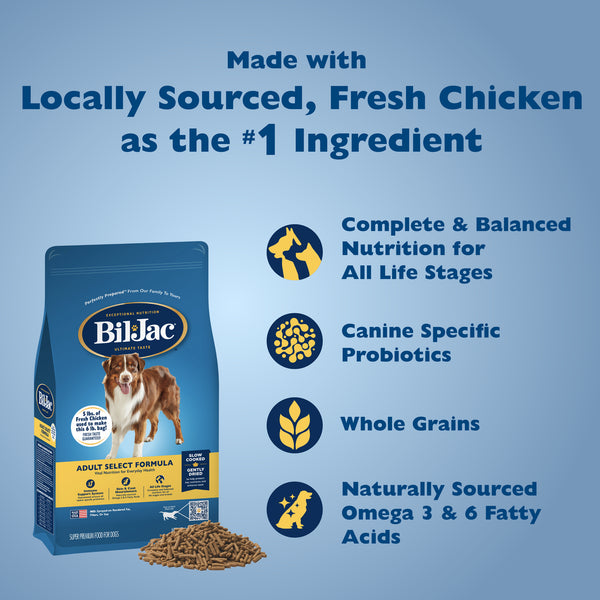 Bil Jac Select Adult Dry Dog Food