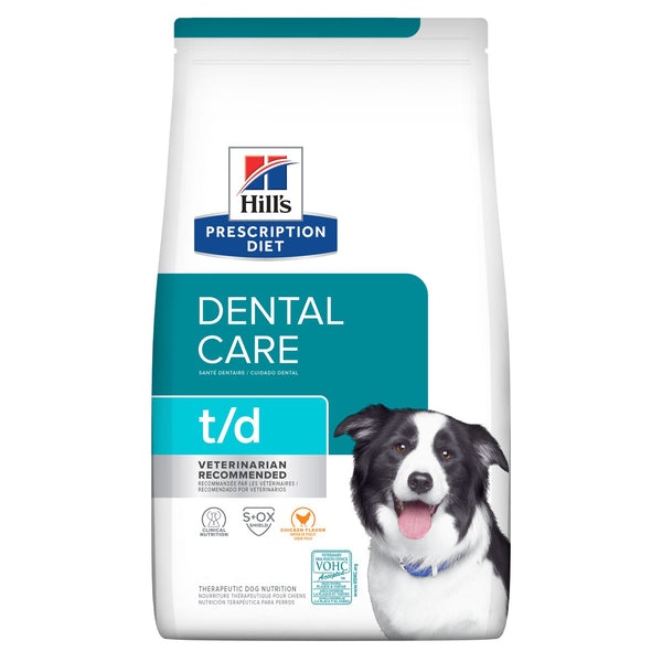 Hills Prescription Diet T/D Dental Care Chicken Dry Dog Food