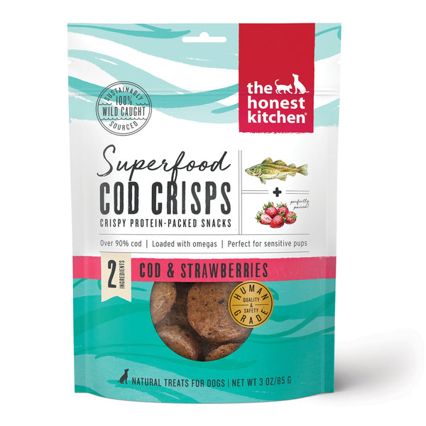 The Honest Kitchen Superfood Cod Crisps Dog Treats, additional view 1
