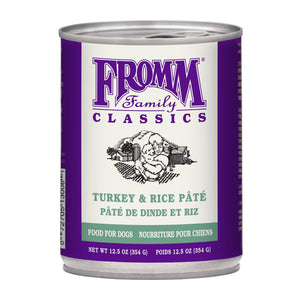 Fromm Classic Turkey & Rice Pate Wet Dog Food