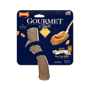 Nylabone Gourmet Style Strong Stick Peanut Butter Flavor Dog Chew Toy