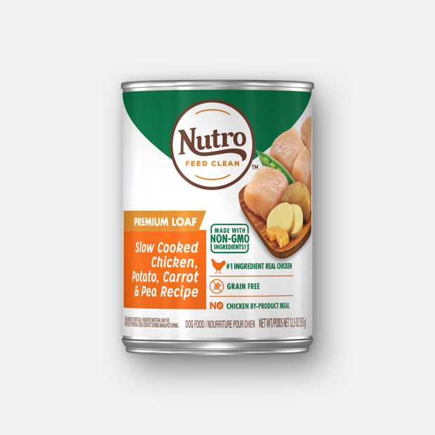 Nutro Premium Loaf Slow Cooked Chicken, Potato, Carrot and Pea Recipe Wet Dog Food
