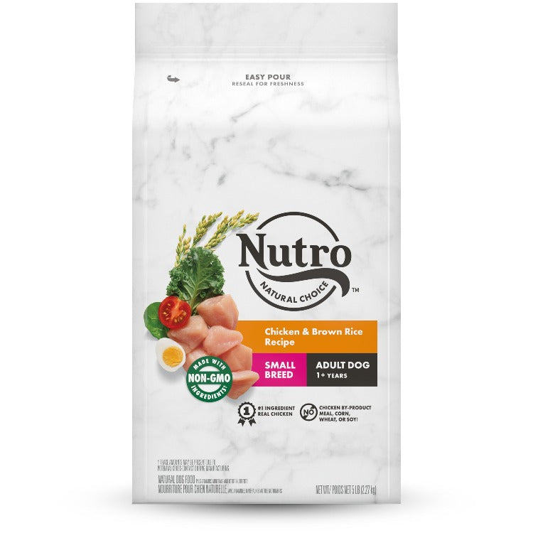 Nutro Natural Choice Senior Small Breed Chicken & Brown Rice Recipe Dry Dog Food 
