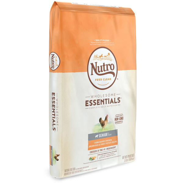 Nutro Wholesome Essentials Senior Chicken, Brown Rice & Sweet Potato Dry Dog Food