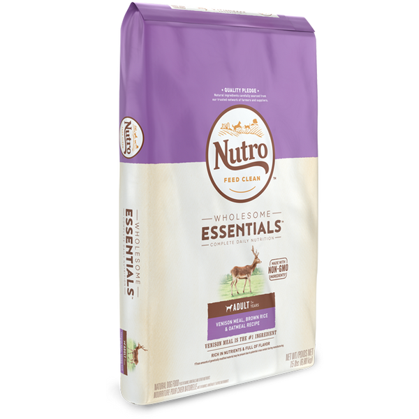 Nutro Wholesome Essentials Adult Venison, Brown Rice & Sweet Potato Dry Dog Food
