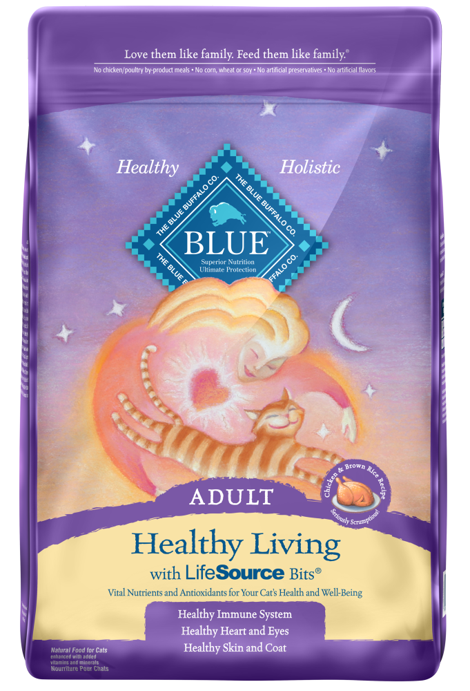 Blue healthy living cat food best sale