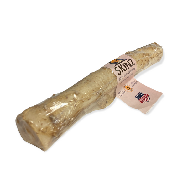 Skinz Bacon & Cheddar Flavored 100% Collagen Roll Dog Chew