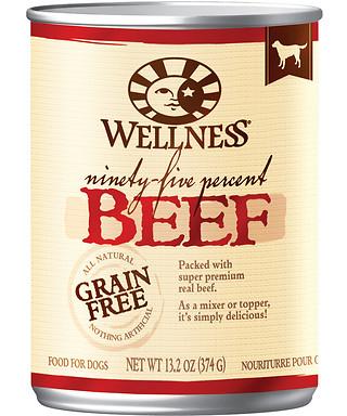 Wellness 95% Beef Wet Dog Food