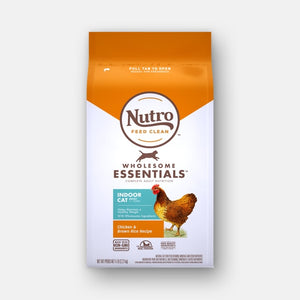 Nutro Wholesome Essentials Adult Indoor Formula with Chicken and Brown Rice Recipe Dry Cat Food