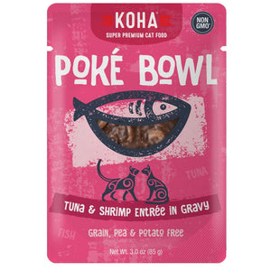KOHA Poké Bowl Tuna & Shrimp in Gravy Wet Cat Food