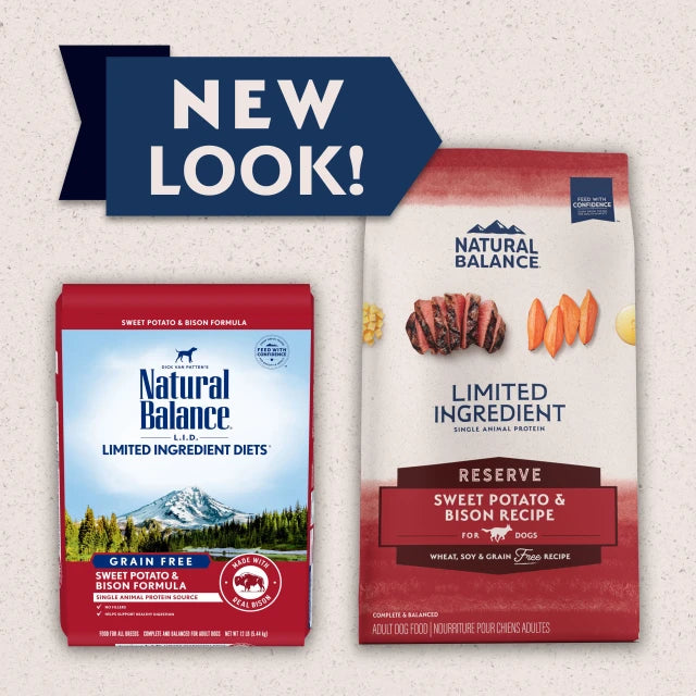 Natural Balance LID Sweet Potato & Bison Dry Dog Food
