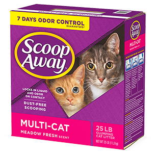 Scoop Away Multi-Cat Scented Scoopable Cat Litter