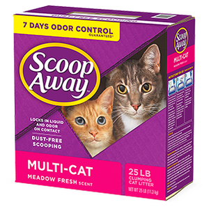 Scoop Away Multi-Cat Scented Scoopable Cat Litter