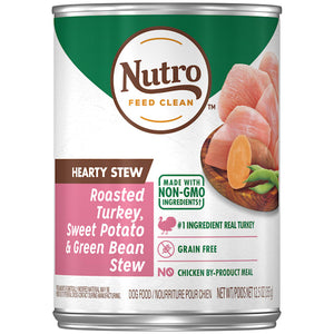 Nutro Hearty Stew Roasted Turkey, Sweet Potato, and Green Bean Stew Wet Dog Food