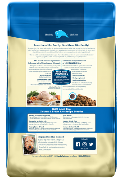 Blue Buffalo Life Protection Natural Chicken & Brown Rice Recipe Adult Dry Dog Food