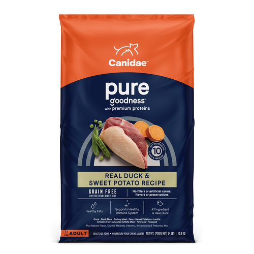 Duck and sweet potato dog food for clearance allergies