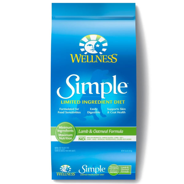Wellness Simple Lamb & Oatmeal Dry Dog Food 