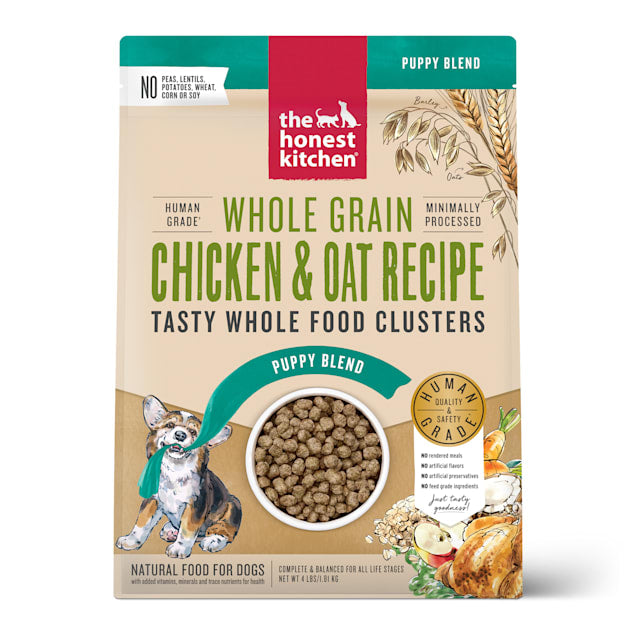 Honest Kitchen Whole Food Clusters Puppy Whole Grain Chicken & Oat Recipe Dry Dog Food