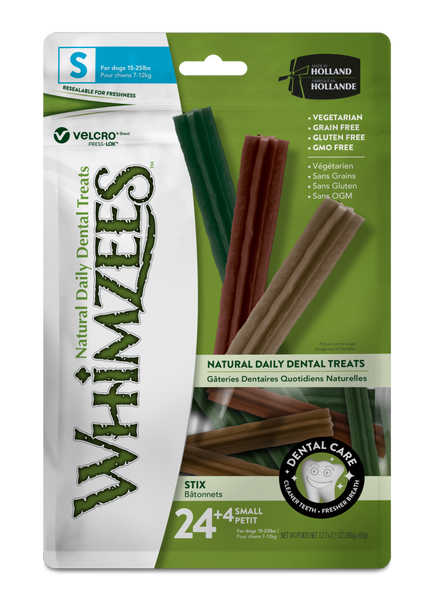 Whimzees Stix Dental Dog Chew, 14.8 oz. Value Pack - Small (for dogs 15-25 lbs.)