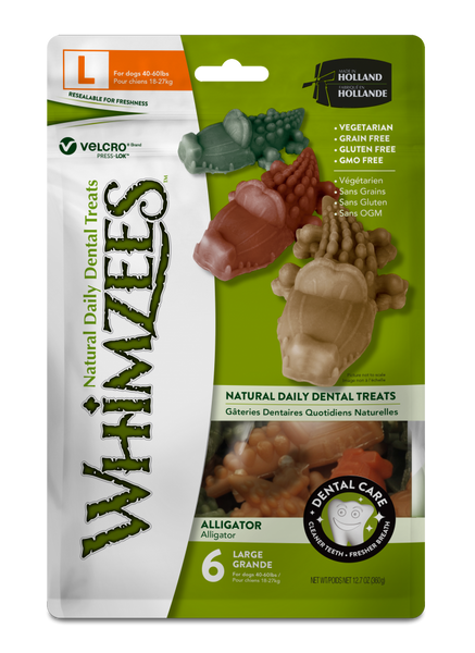 Whimzees Alligator 12.7 oz. Value Pack - Small (for dogs 15-25 lbs.)