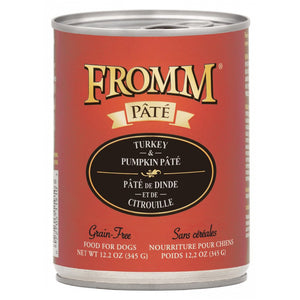 Fromm Grain Free Turkey & Pumpkin Pate Wet Dog Food