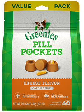 Greenies Pill Pockets Cheese Flavor Capsule for Dogs