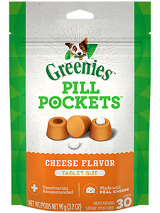 PILL POCKETS Treats for Dogs Cheese Flavor Tablet
