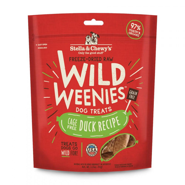 Stella & Chewy's Freeze Dried Wild Weenies Duck Dog Food