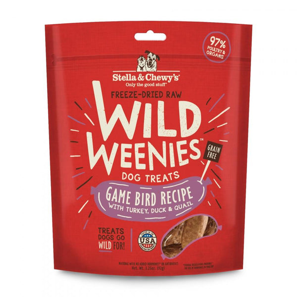 Stella & Chewy's Freeze Dried Wild Weenies Game Bird Dog Food