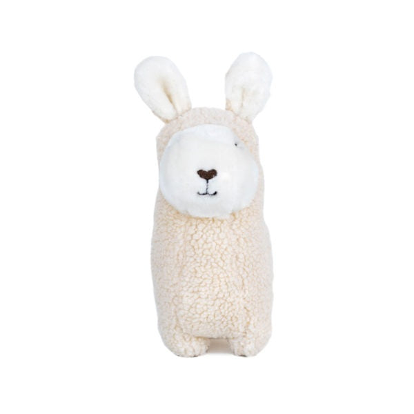 ZippyPaws Storybook Snugglerz Liam the Llama Plush Dog Toy, toy shown out of the package