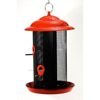 Feathered Friend Metal Mesh Combo Screen Bird Feeder