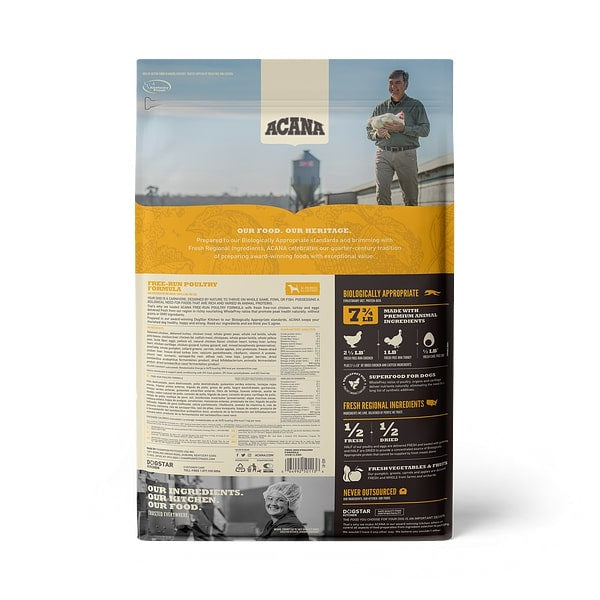 ACANA Wholesome Grains Free Run Poultry Recipe Dry Dog Food