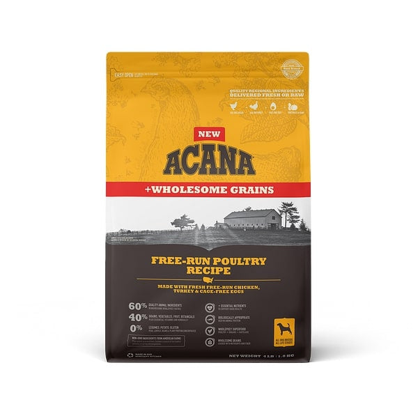 ACANA Wholesome Grains Free Run Poultry Recipe Dry Dog Food