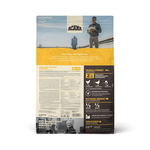 ACANA + Wholesome Grains Free-Run Poultry Recipe Dry Dog Food