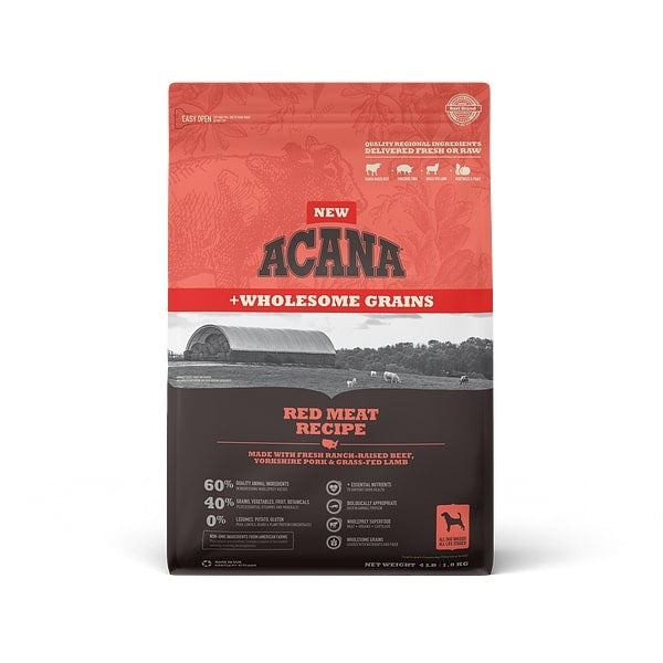 ACANA Red Meat + Wholesome Grains Recipe Dry Dog Food