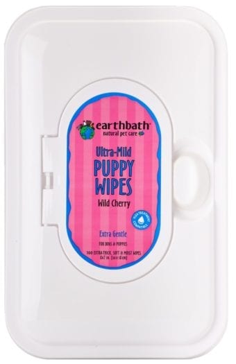 Ultra-Mild Puppy Wipes Wild Cherry