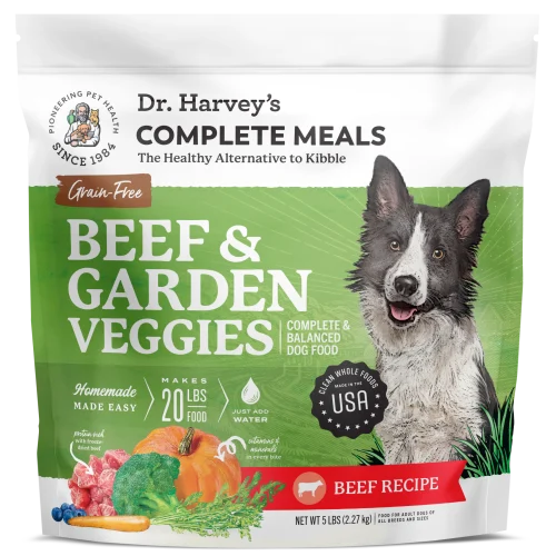 Dr. Harvey's Complete Meals Beef & Garden Veggie Dog Food
