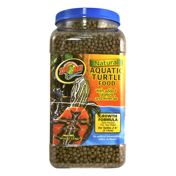 Zoo Med Aquatic Turtle Pellet Food, front of package
